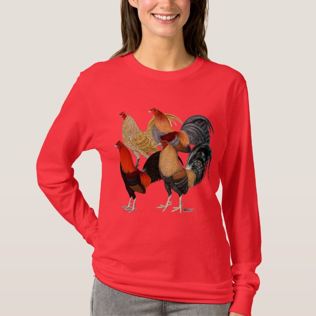 Four Gamecocks T-Shirt (Front)