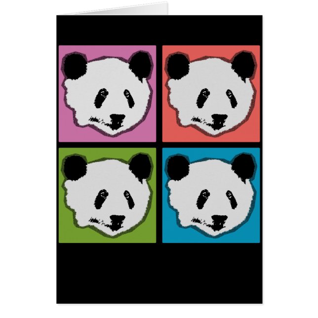Four Giant Panda Bears (Front)