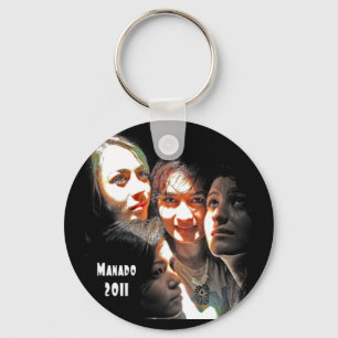 Four Girls in Manado Keychain