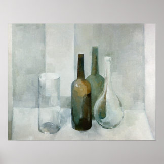 Four Glass Objects Poster