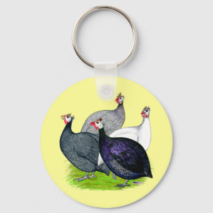 Four Guineas Keychain