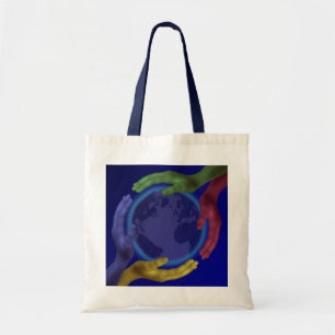 Four Hands on Earth Tote Bag