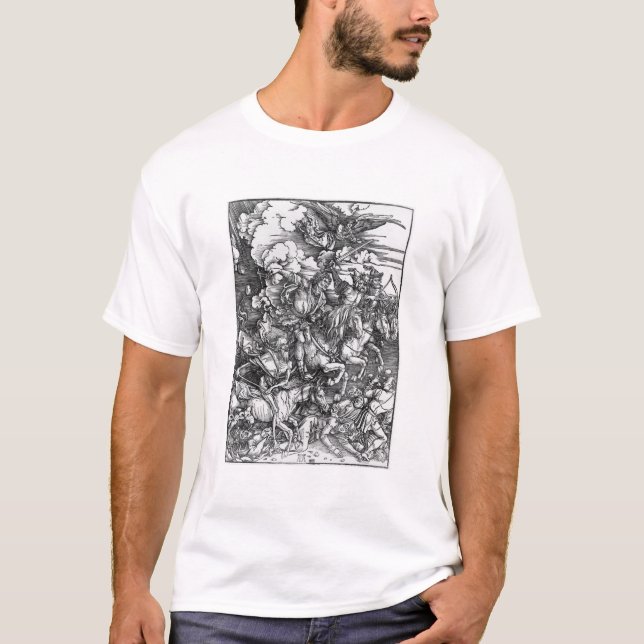 Four Horsemen of the Apocalypse - Albrecht Durer - T-Shirt (Front)