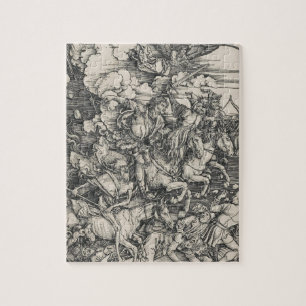 Four Horsemen of the Apocalypse by Durer Jigsaw Puzzle