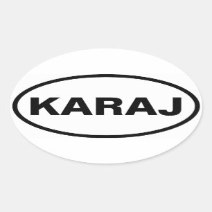 FOUR Karaj Oval Sticker