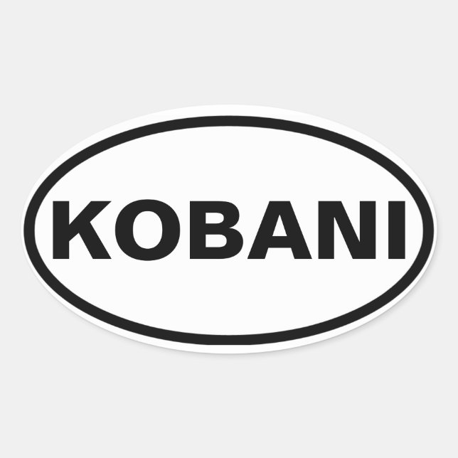 FOUR Kobani Oval Sticker (Front)