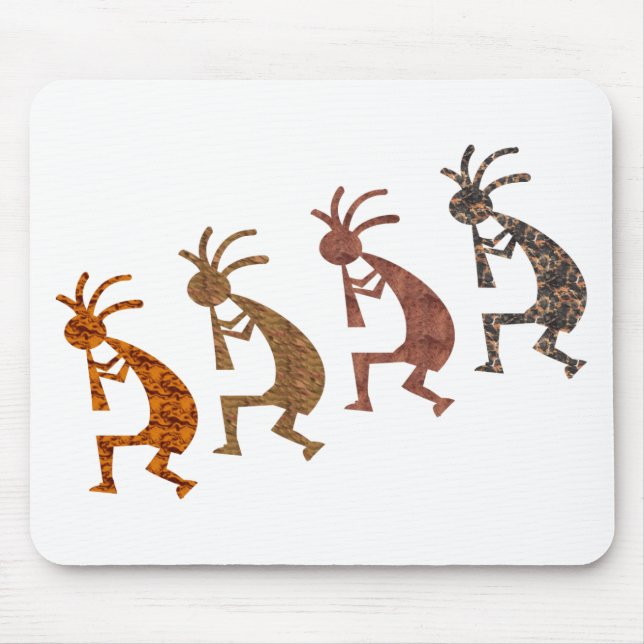 Four Kokopelli Mouse Pad (Front)