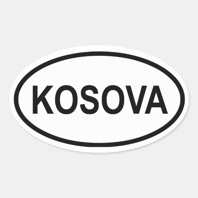 FOUR "Kosava" Oval Sticker (Front)
