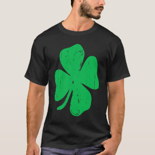 Four Leaf C Vintage Saint Patrick Day T-Shirt