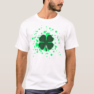 four leaf clover. bubbles. T-Shirt