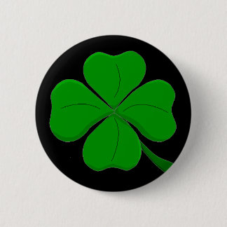 Four Leaf Clover Button
