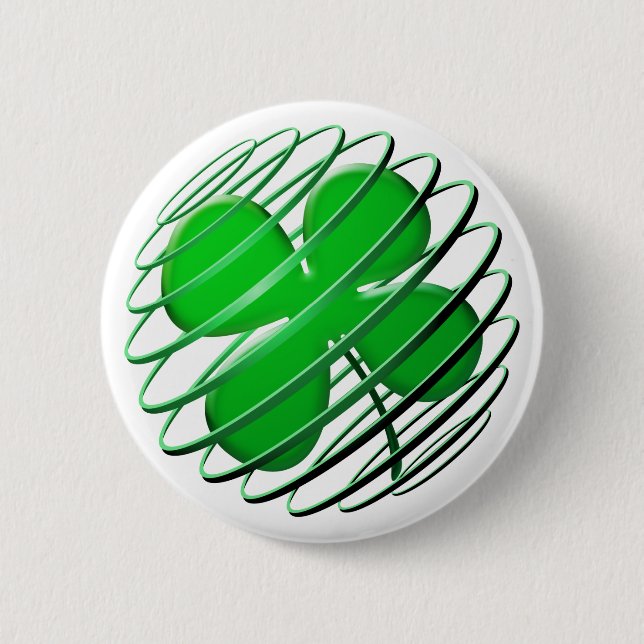 Four Leaf Clover Button (Front)