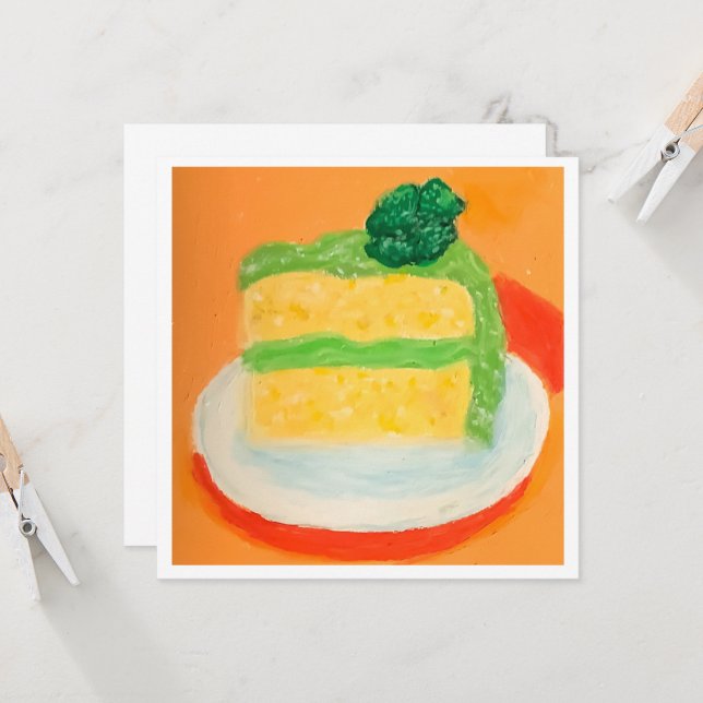 Four Leaf Clover Card (Front/Back In Situ)