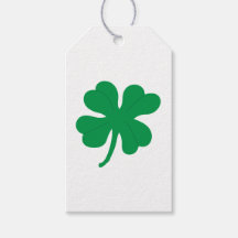Four Leaf Clover Gift Tag