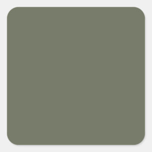 Four Leaf Clover Green 616652 Colour & Image Optio Square Sticker