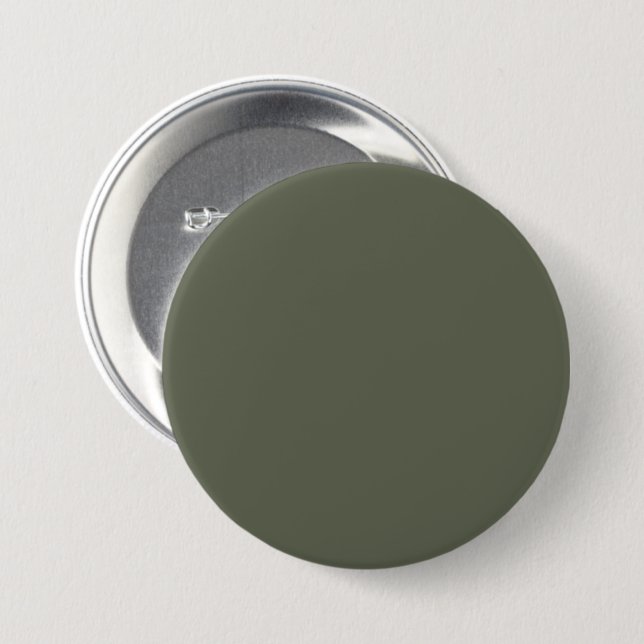 Four Leaf Clover Green 616652 Colour - Name Option 3 Inch Round Button (Front & Back)