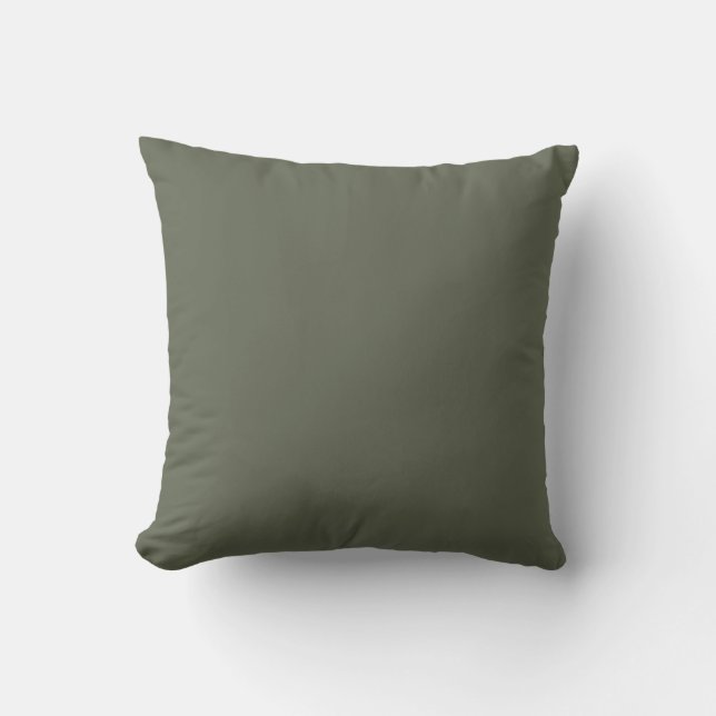 Four Leaf Clover Green 616652 Colour - Name Option Throw Pillow (Front)