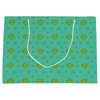Four-leaf Clover Green Large Gift Bag