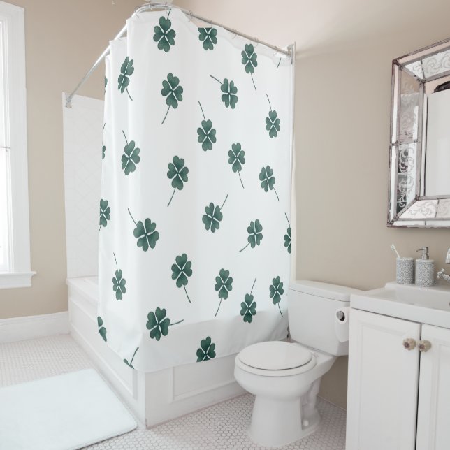 Four Leaf Clover Green Watercolor (In Situ)