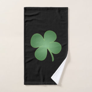 Four Leaf Clover Hand Towel