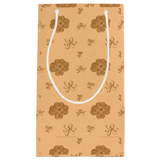 Four-Leaf Clover in Autumn Colours Small Gift Bag