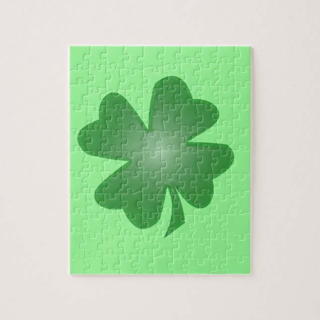 Four Leaf Clover Jigsaw Puzzle (Vertical)