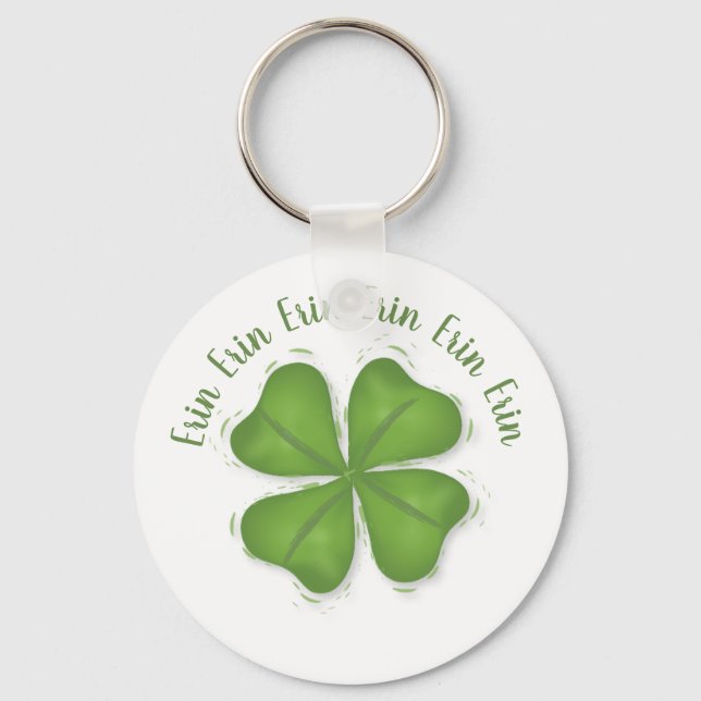 Four Leaf Clover  Keychain (Front)