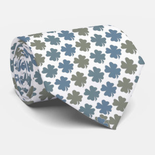 Four Leaf Clover Luck Of The Irish Tie