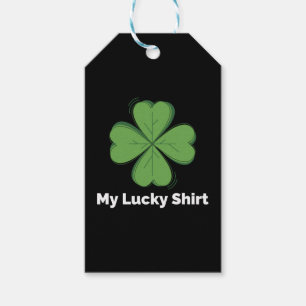 Four Leaf Clover. Lucky Shirt Gift Tags