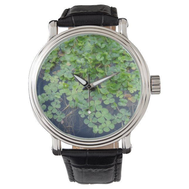 Four Leaf Clover Lucky Watch (Front)