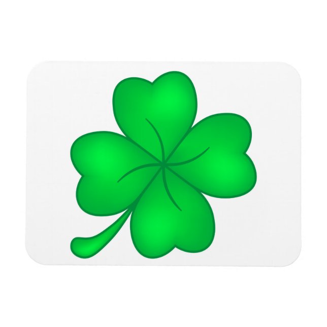 four-leaf clover magnet (Horizontal)