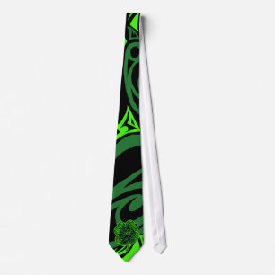 Four Leaf Clover Paw Print Tie! Tie