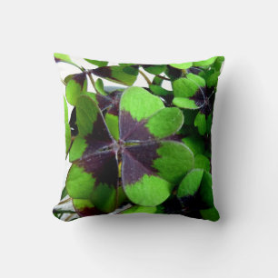 Four Leaf Clover Pillow Shamrock St. Patrick’s