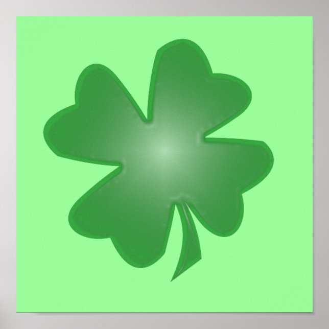 Four Leaf Clover Poster (Front)