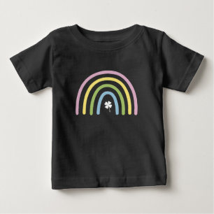 Four Leaf Clover Rainbow St Patrick's Day  Baby T-Shirt