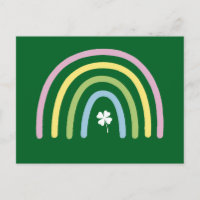 Four Leaf Clover Rainbow St Patrick's Day