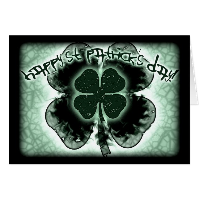 four leaf clover. smoked. (Front Horizontal)