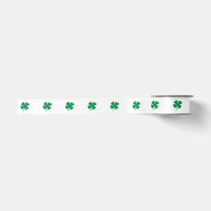 Four Leaf Clover Spool of Ribbon Satin Ribbon