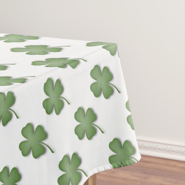 Four Leaf Clover Tablecloth (In Situ)