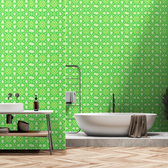 Four Leaf Clover Wallpaper (Bathroom)