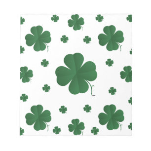 Four Leaf Clovers - multi Notepad