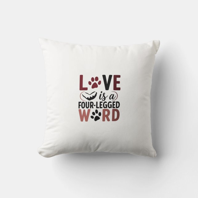 Four-Legged Love Pillow (Front)