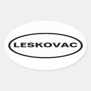 FOUR Leskovac Oval Sticker