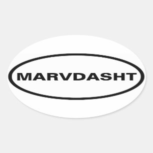 FOUR Marvdasht Oval Sticker