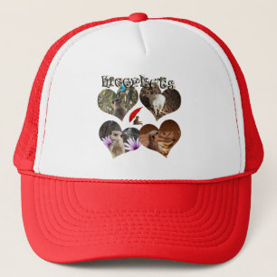 Four Meerkats In Love Hearts, Trucker Hat