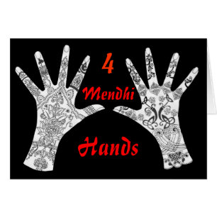 Four Mendhi Hands