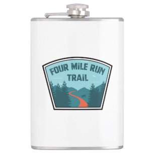 Four Mile Run Trail Hip Flask