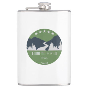Four Mile Run Trail Hip Flask