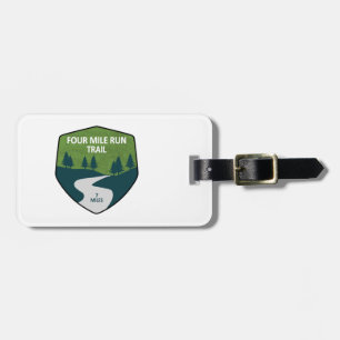 Four Mile Run Trail Luggage Tag