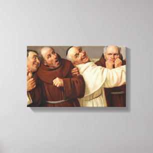 Four Monks, c. 1884 by Claudio Rinaldi Canvas Print